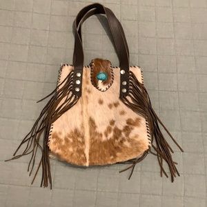 Genuine Leather Vintage Cowhide Purse